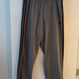 Adidas Gray Pants with Black Accents 2 side pockets only